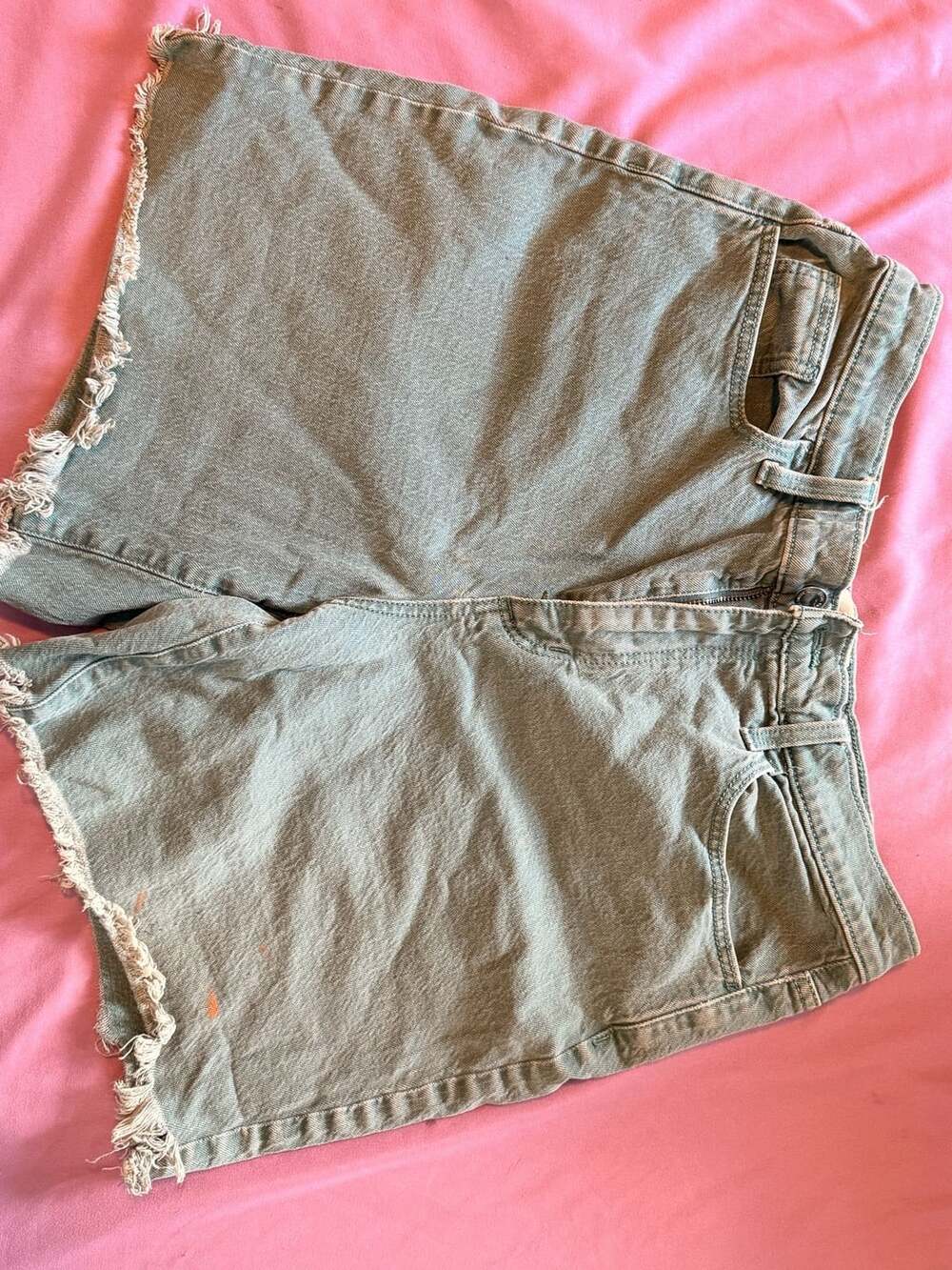 Universal Thread Vintage Bermuda Denim Shorts Green Size 10/30
